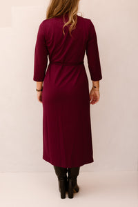 Devoted Dress Burgundy
