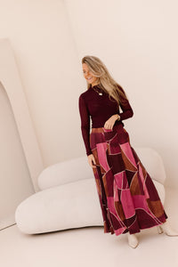 Tally Top Burgundy