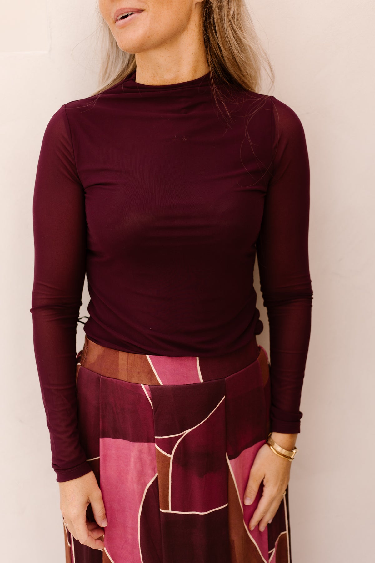 Tally Top Burgundy