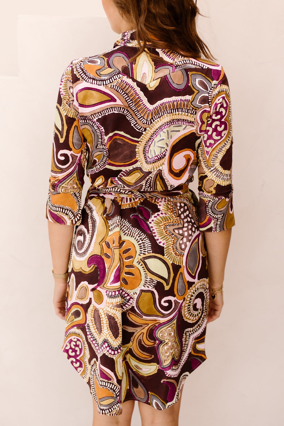 Dress Bow Big Paisley Print Multicolour