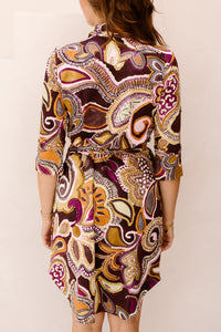 Dress Bow Big Paisley Print Multicolour