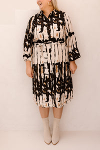 Enid dress sand/light camel