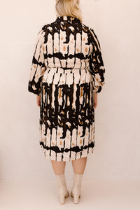 Enid dress sand/light camel