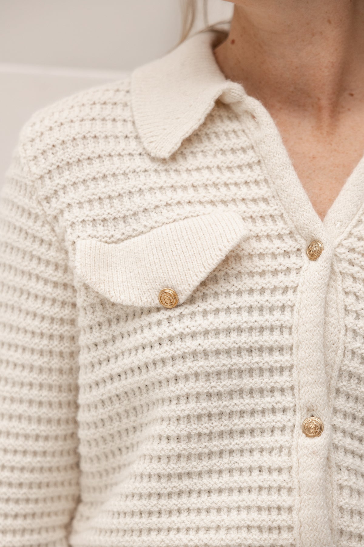 Venico cardigan ecru