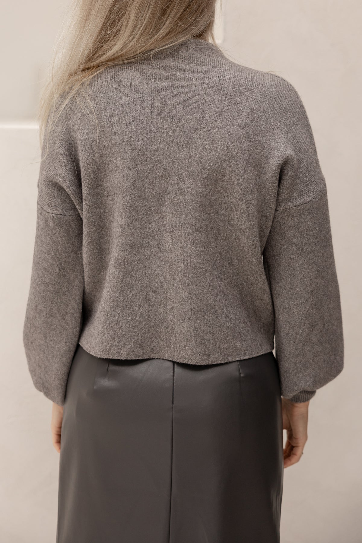 Yaren turtle sweater grey