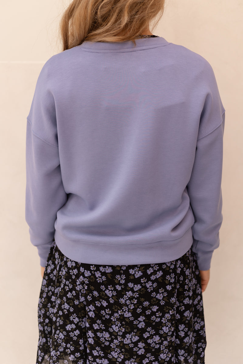 MSCHIlma sweatshirt lavender voilet