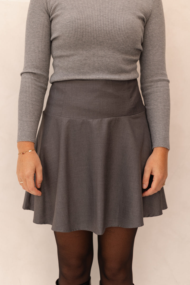 Pamelo skirt dark grey