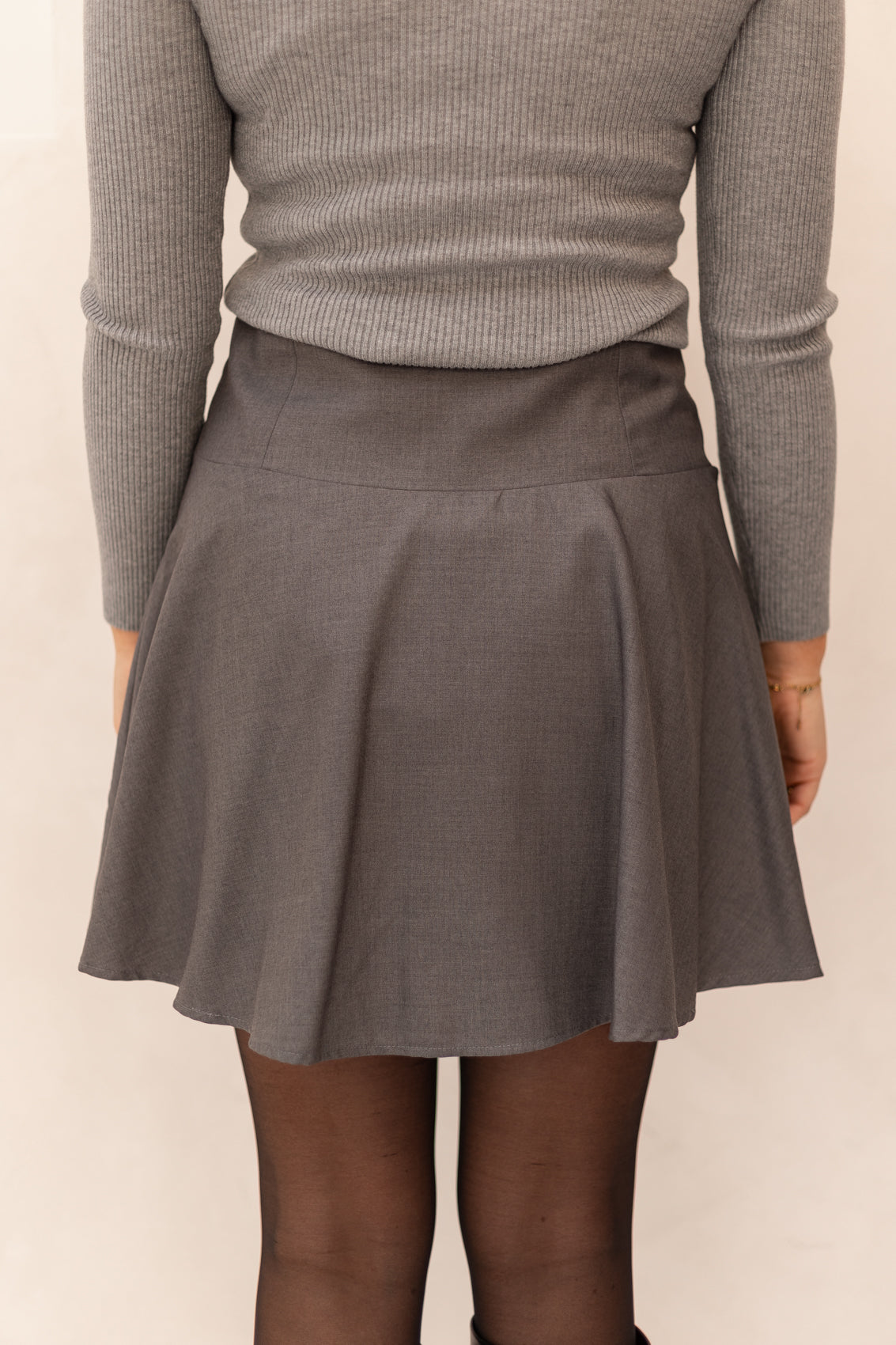 Pamelo skirt dark grey