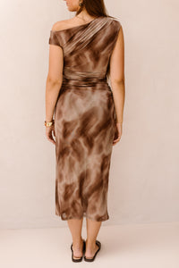 Zilot jurk bruin