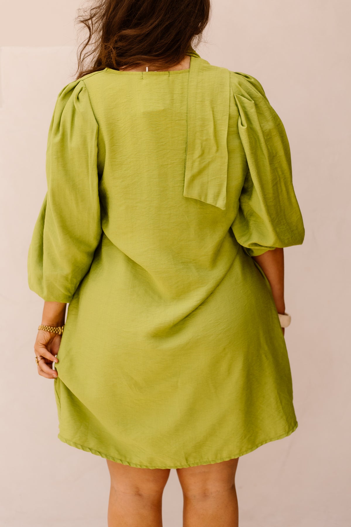 Zia dress lime