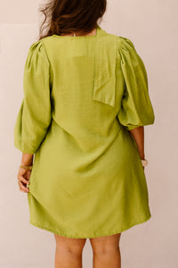 Zia dress lime