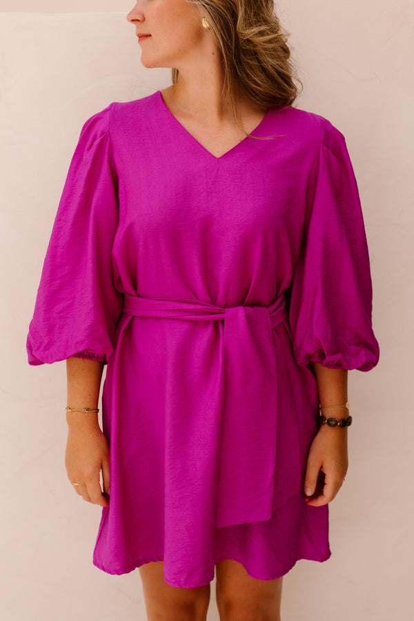 Zia dress magenta