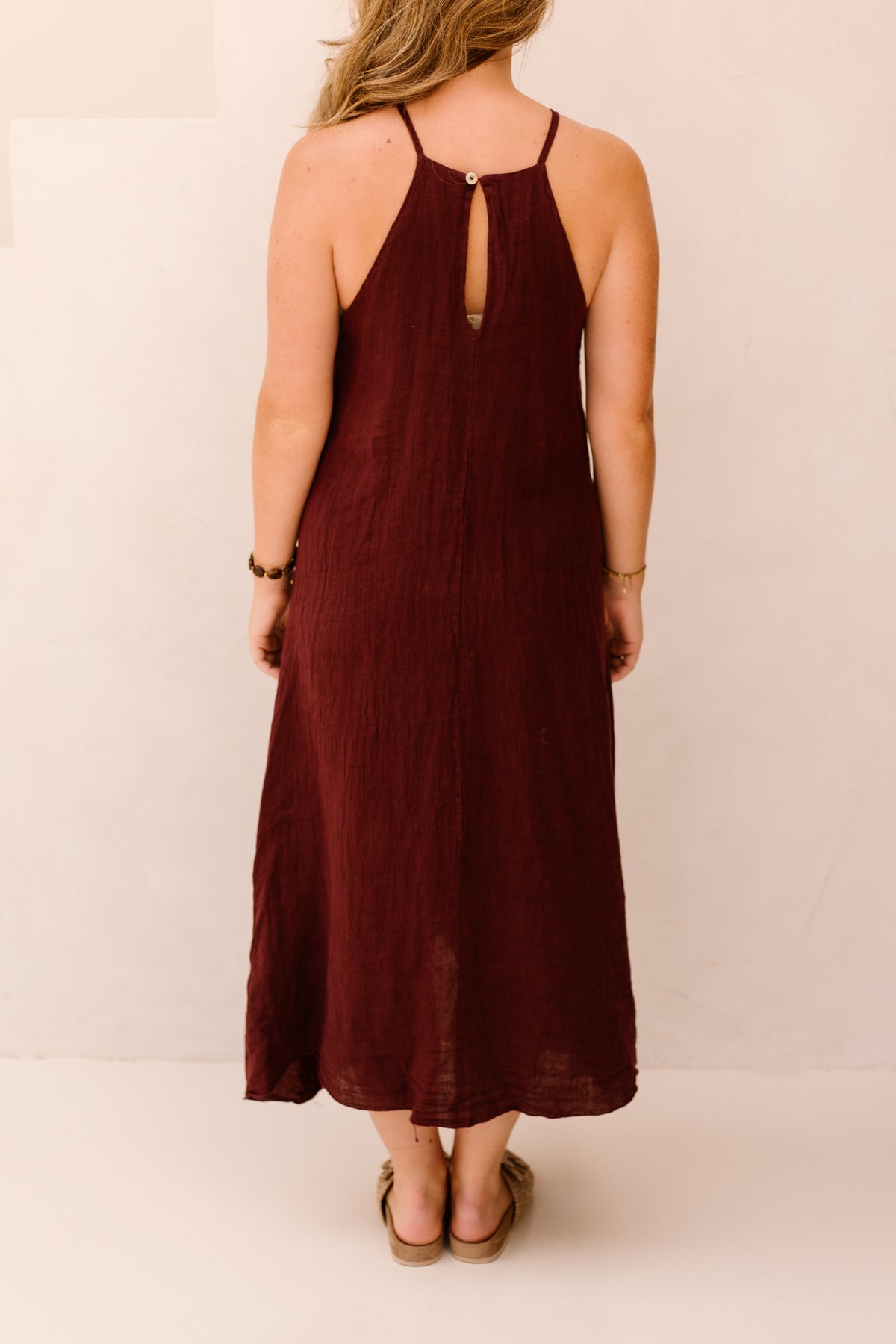 Zahra bordeaux jurk