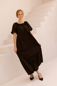 Ziva jurk bruin