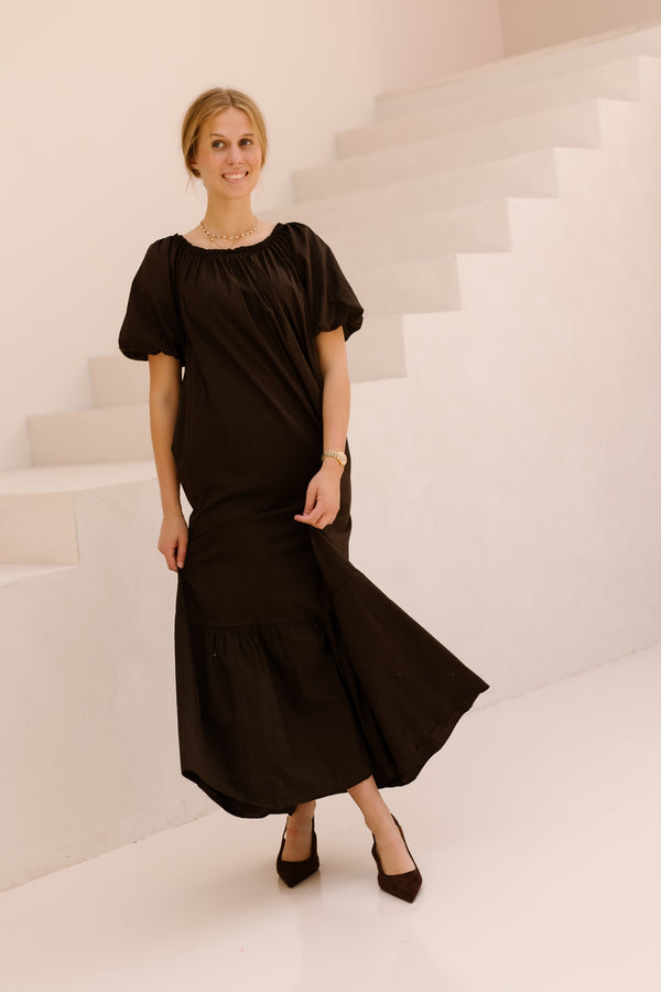 Ziva jurk bruin