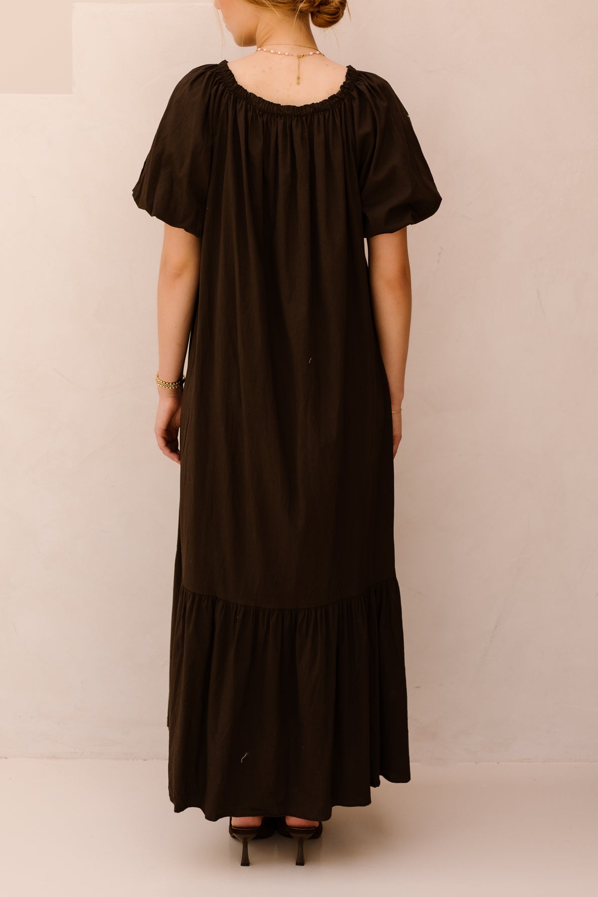 Ziva jurk bruin