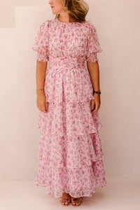 Sabie Meadow Printed Dress Light Pink