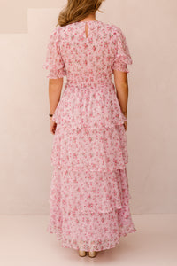 Sabie Meadow Printed Dress Light Pink