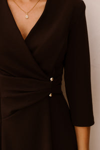 AafkeRC Dress Darkbrown