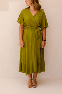 Zaira dress green