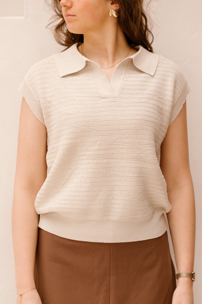 Karin top beige