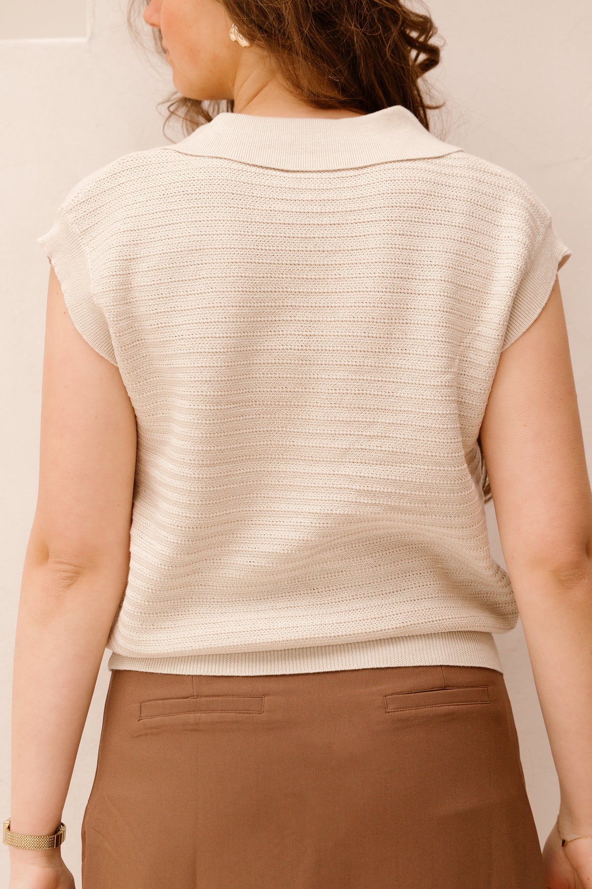 Karin top beige