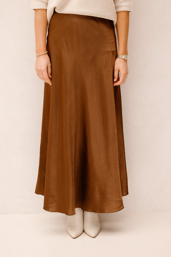 Annelien skirt brown