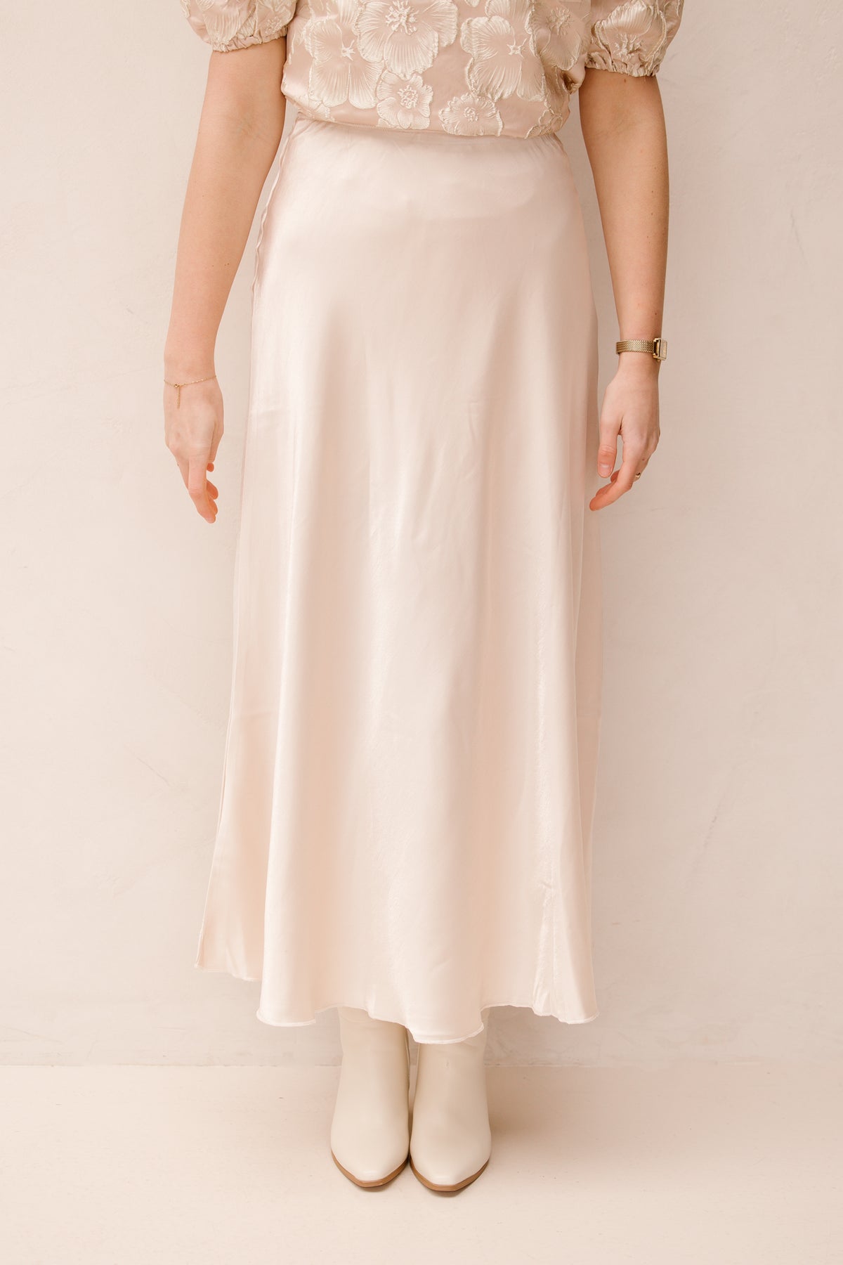Annelien skirt beige