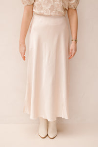 Annelien skirt beige