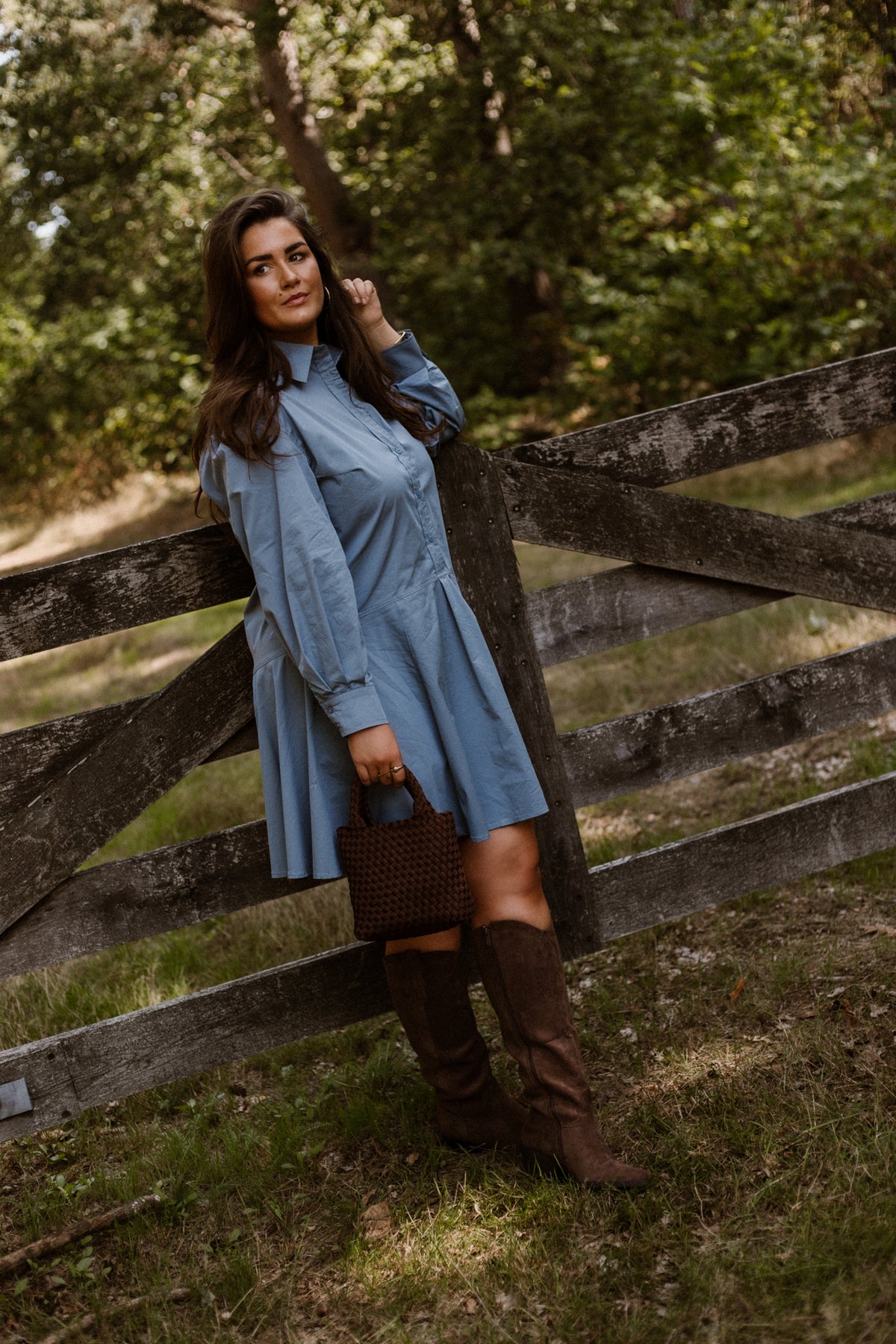 Cato Dress Iceblue