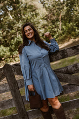 Cato Dress Iceblue