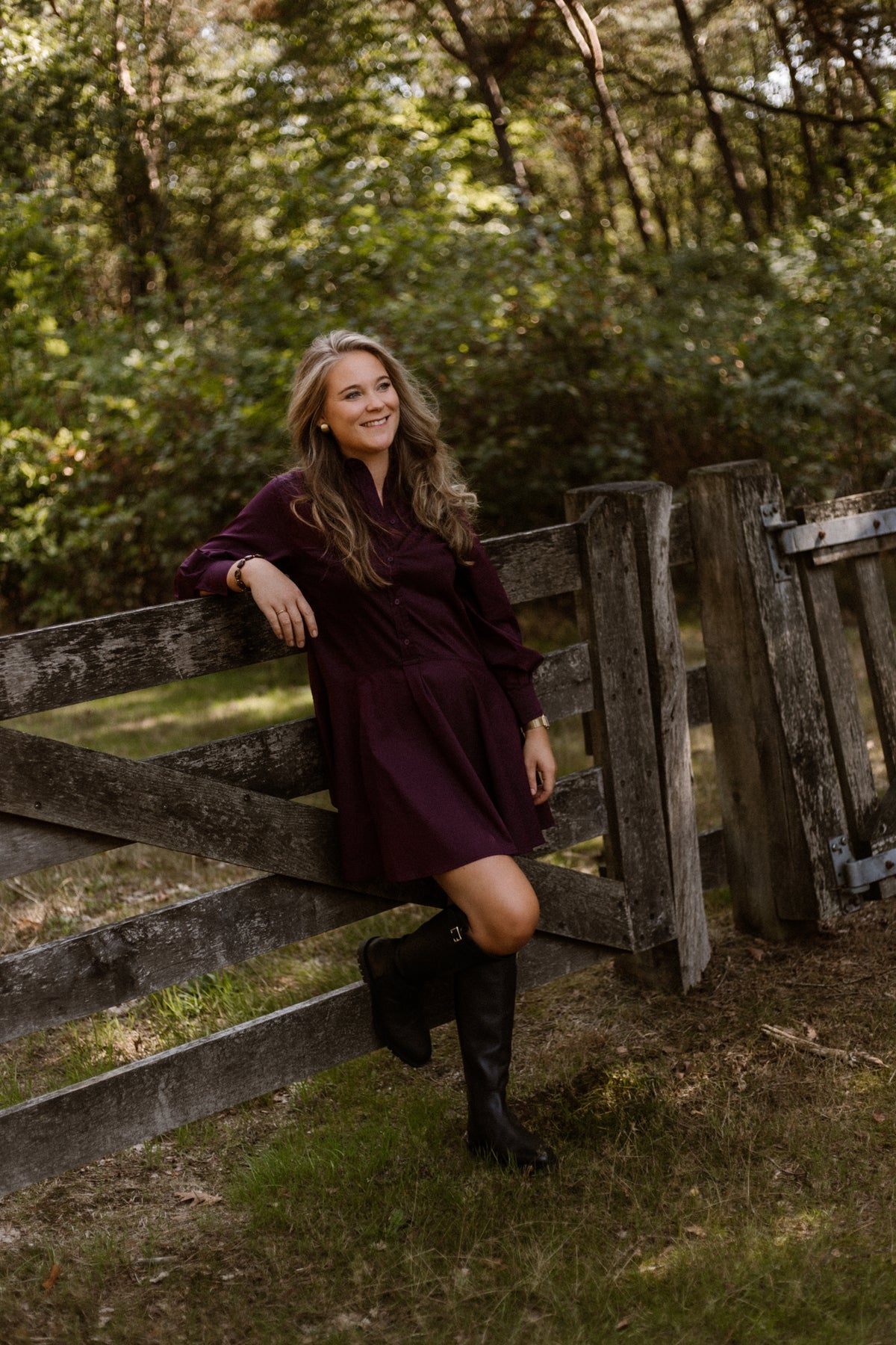 Cato Dress Plum
