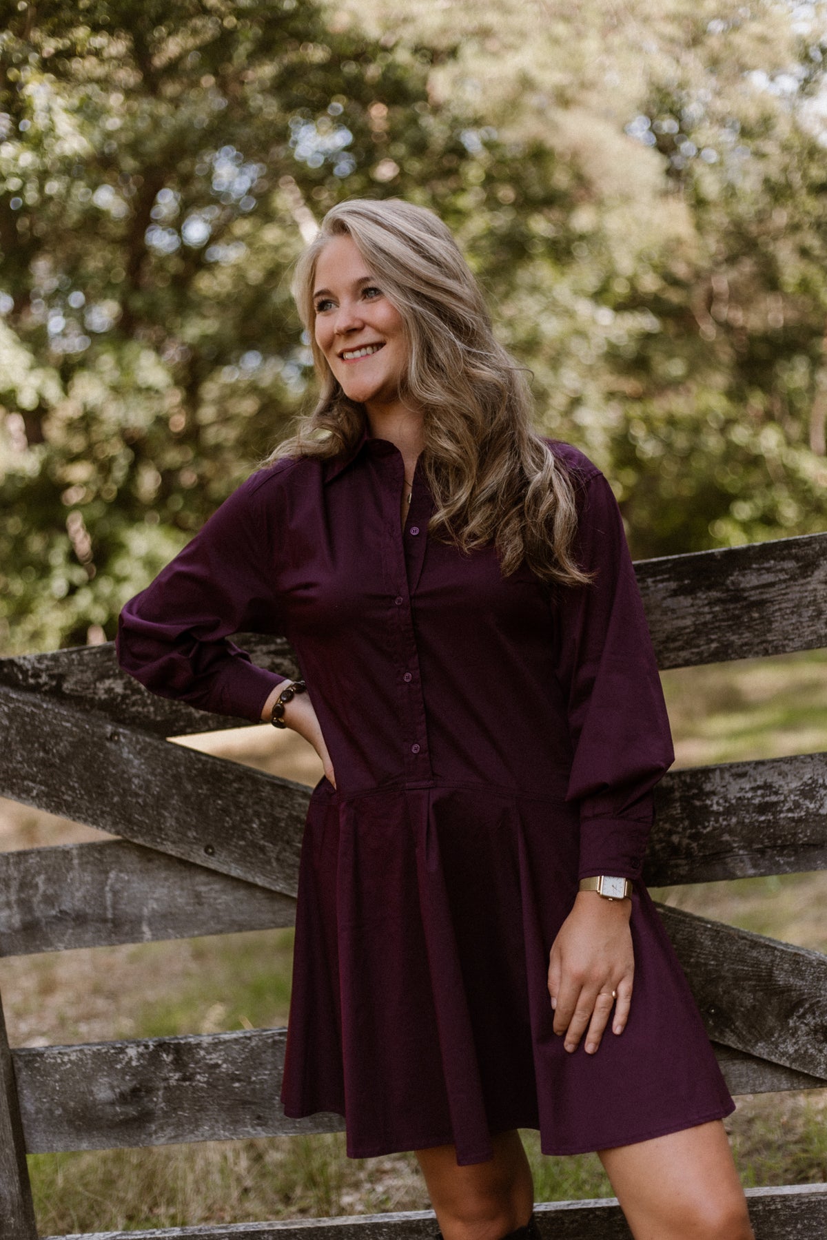 Cato Dress Plum