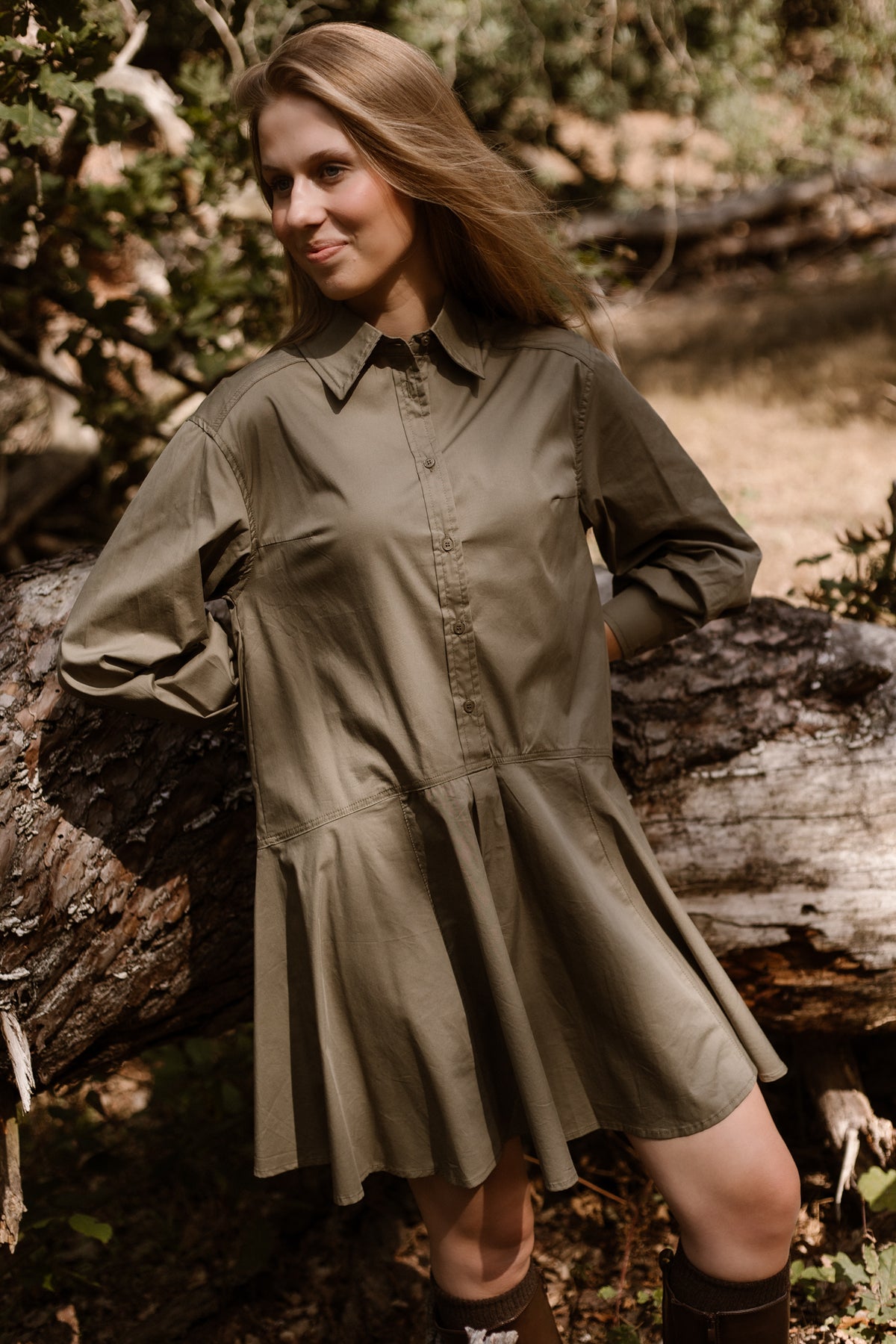 Cato Dress Armygreen