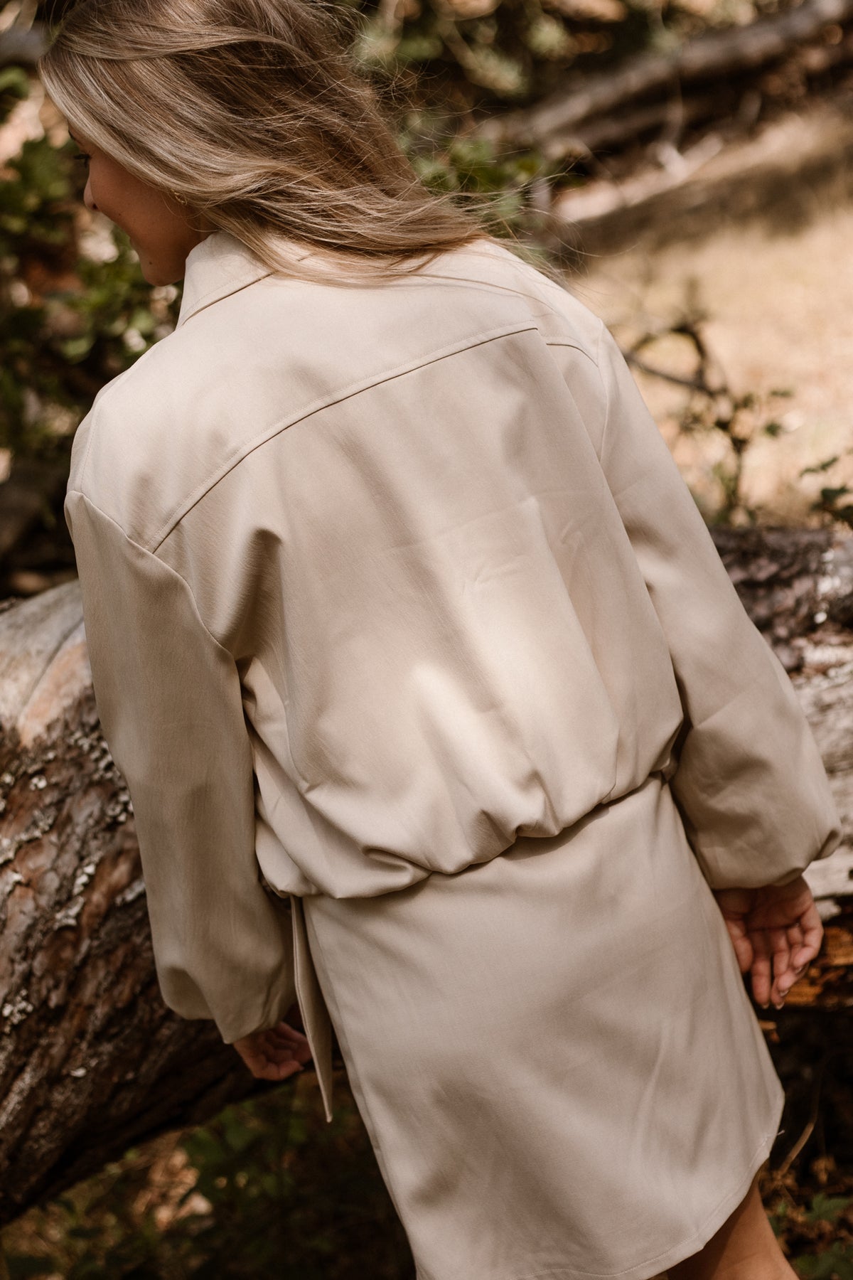 Marit Bomberjacke Beige
