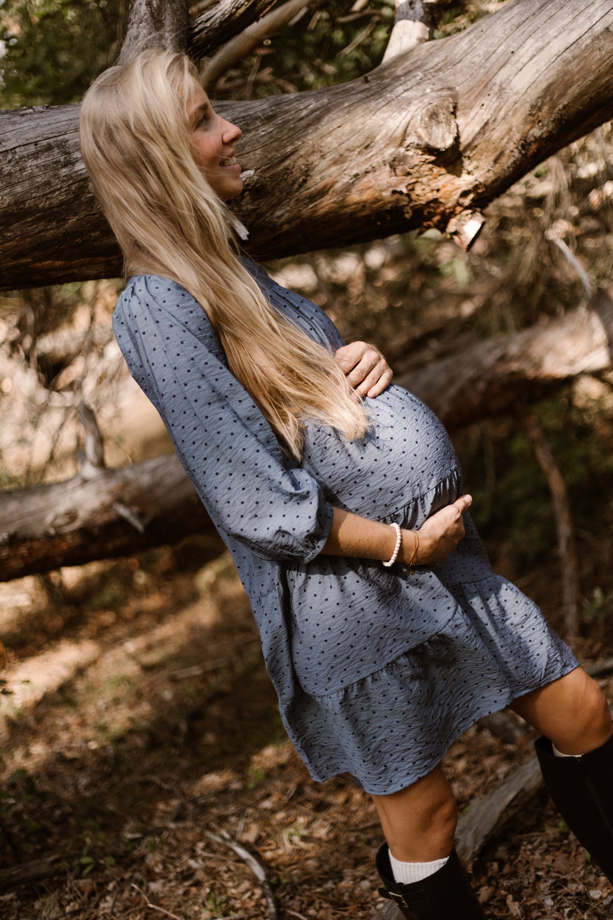 Veerle Dots Dress Blue