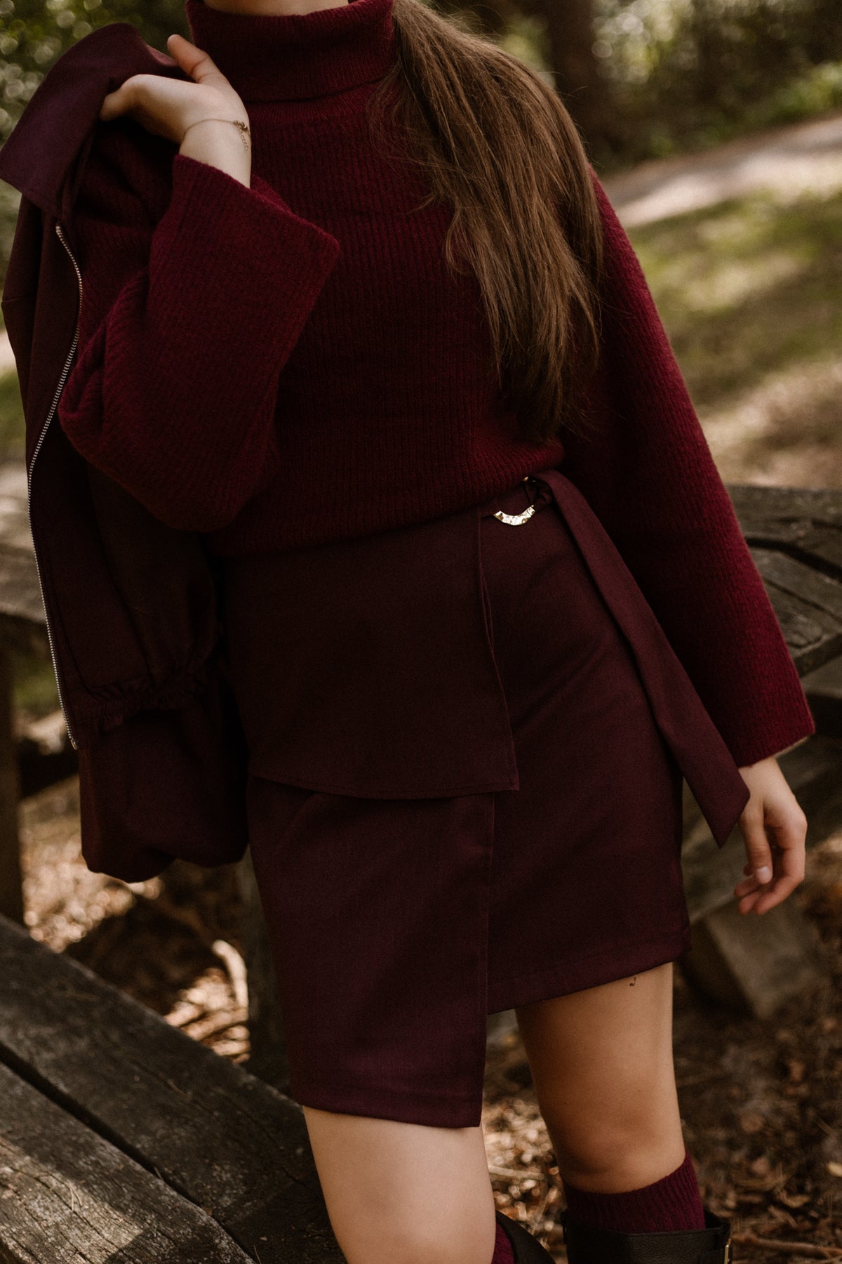 Marianne Skirt Plum