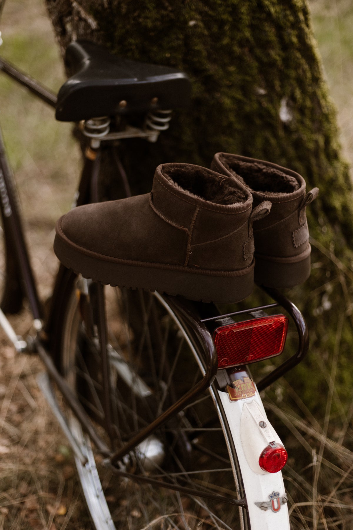 Teddy Suede Boots Brown