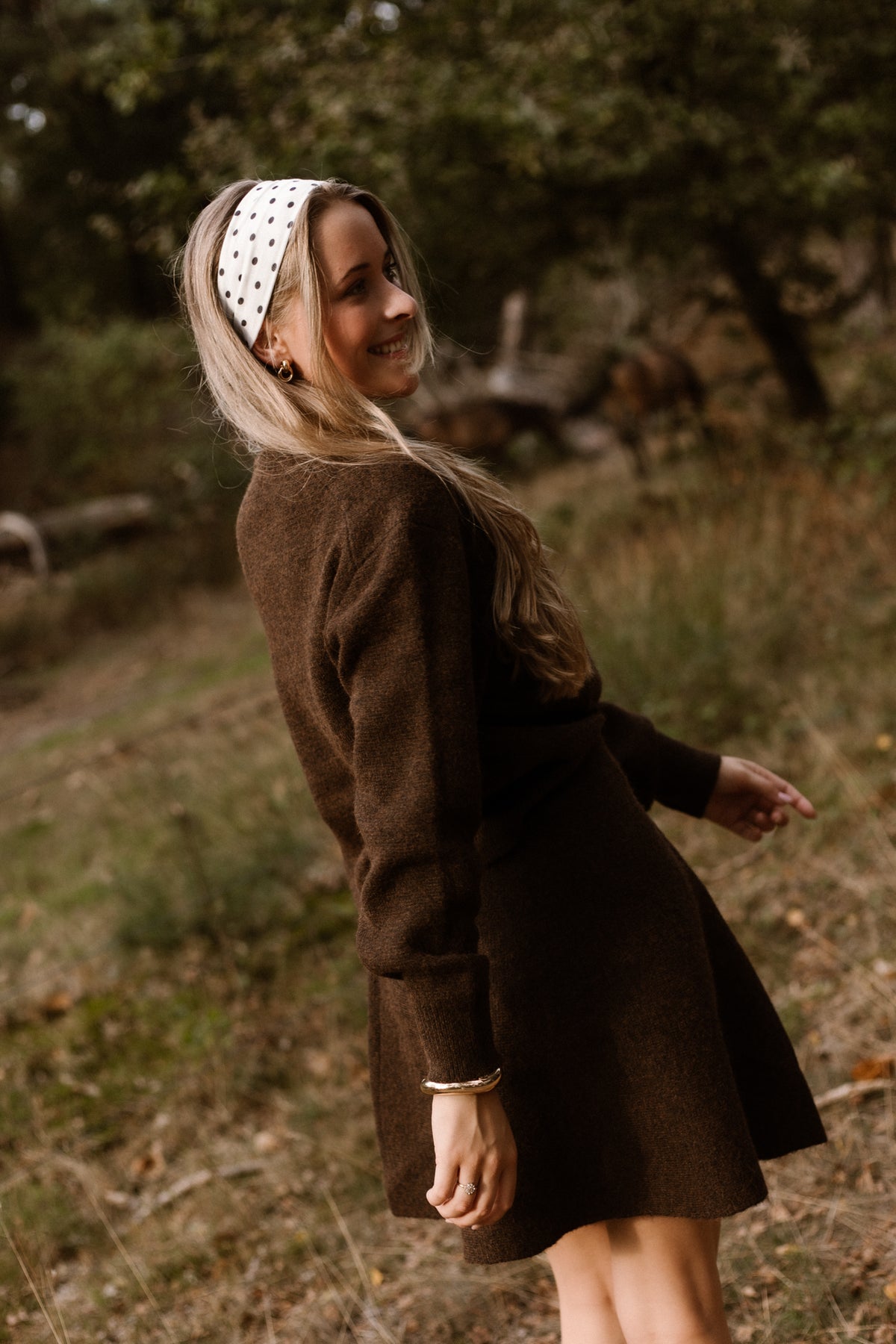 Dione fluffy knit cardigan