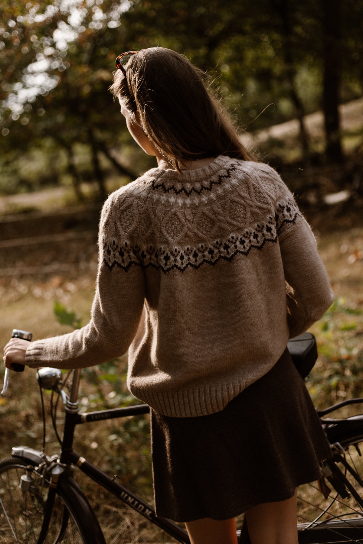 Jette sweater taupe/brown