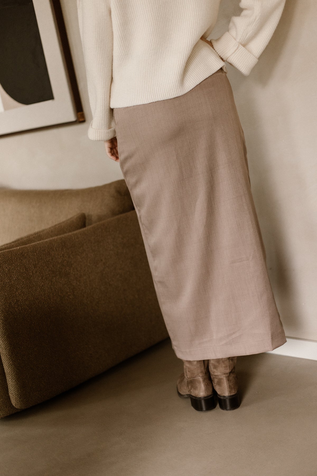Agatha Skirt Taupe