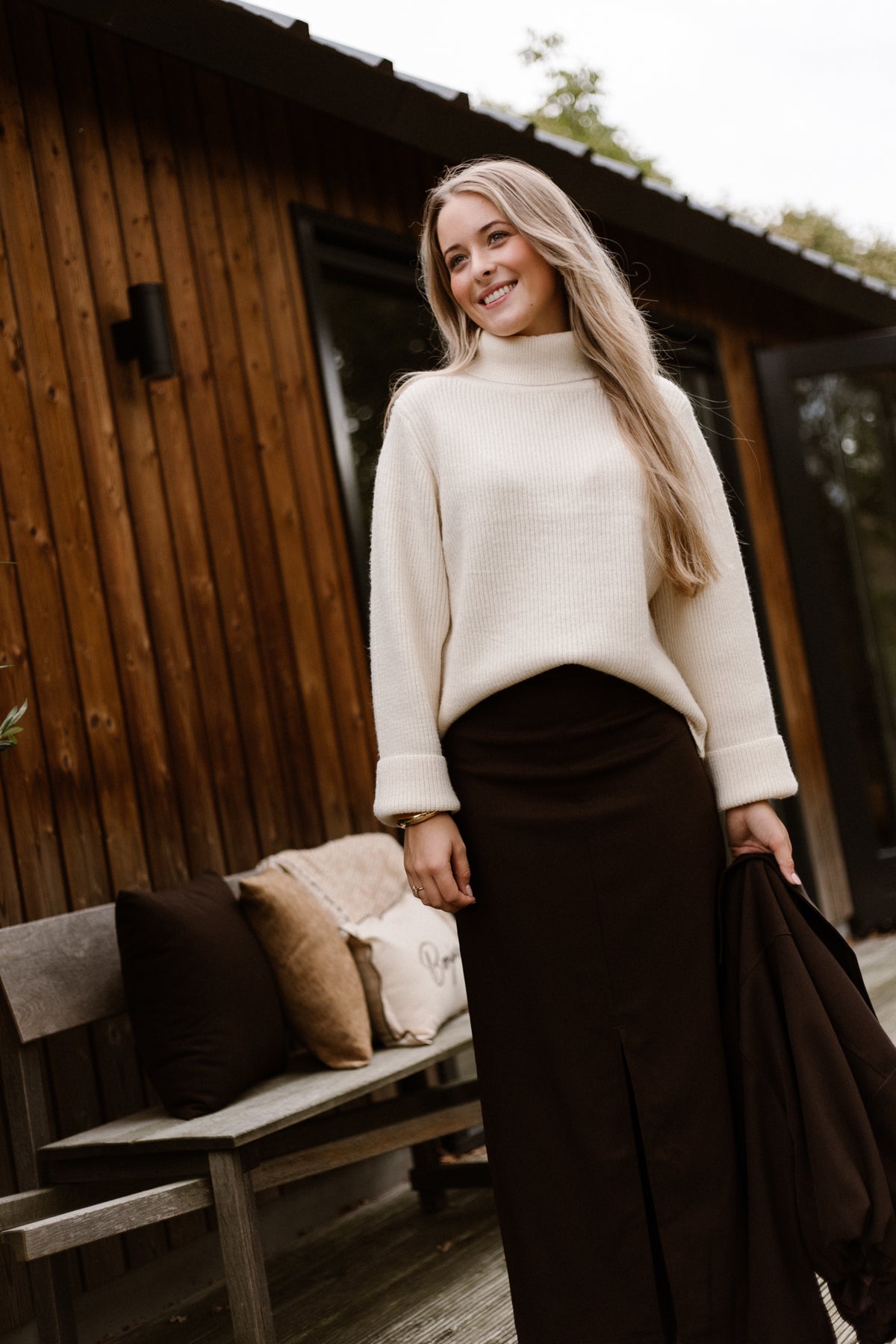 Agatha Skirt Dark Brown