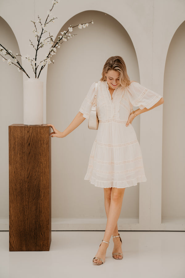 Milene Voile Dress Light Yellow