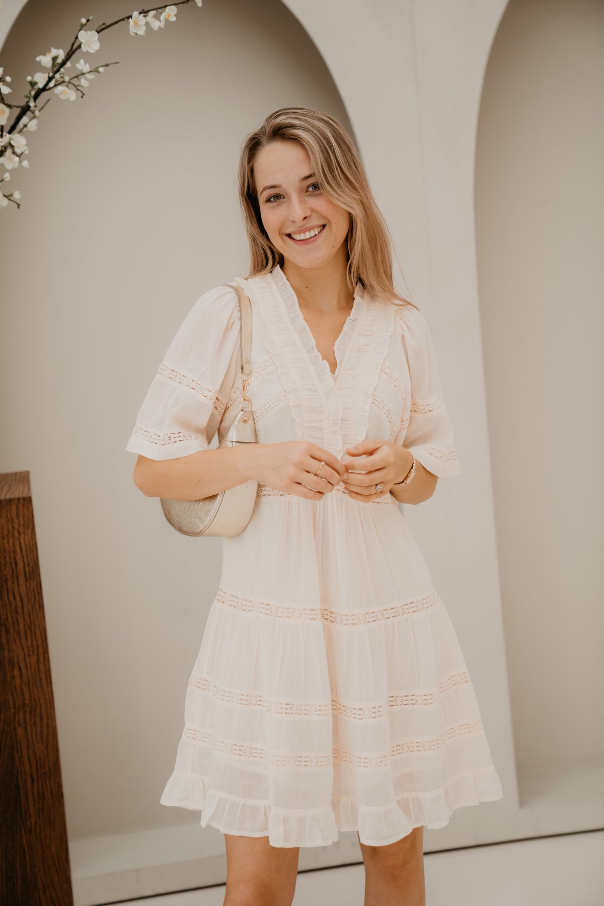 Milene Voile Dress Light Yellow