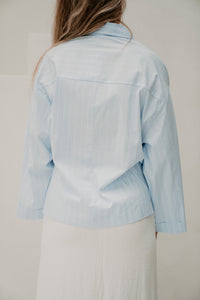 Tila stripes blouse blue/white