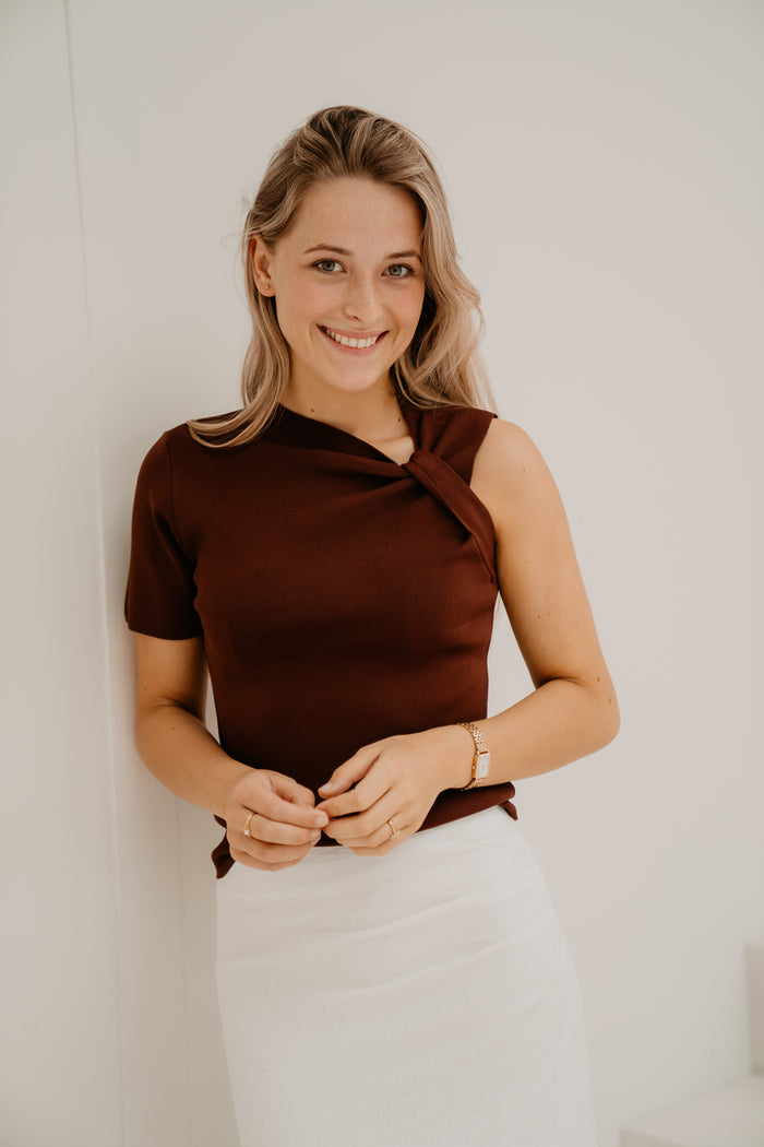 Vanora Top Brown