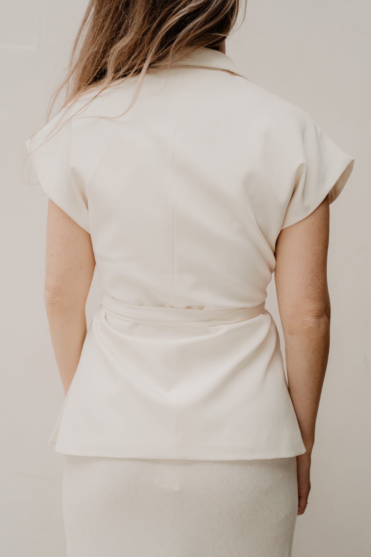 Thera gilet ecru