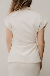 Thera gilet ecru