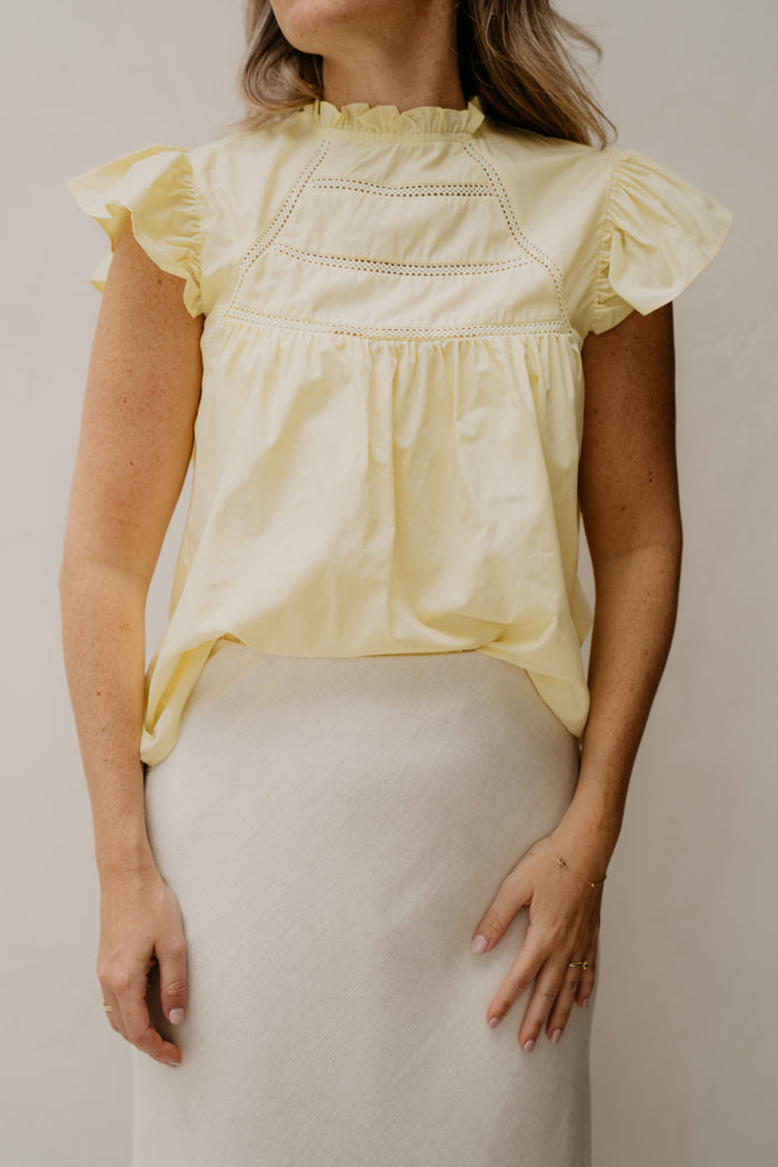 Teddie Blouse Yellow