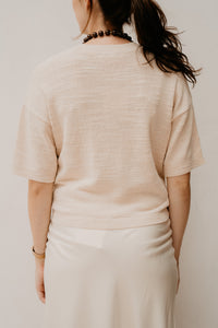 MschLauralynn 2/4 Pullover Bleached Sand
